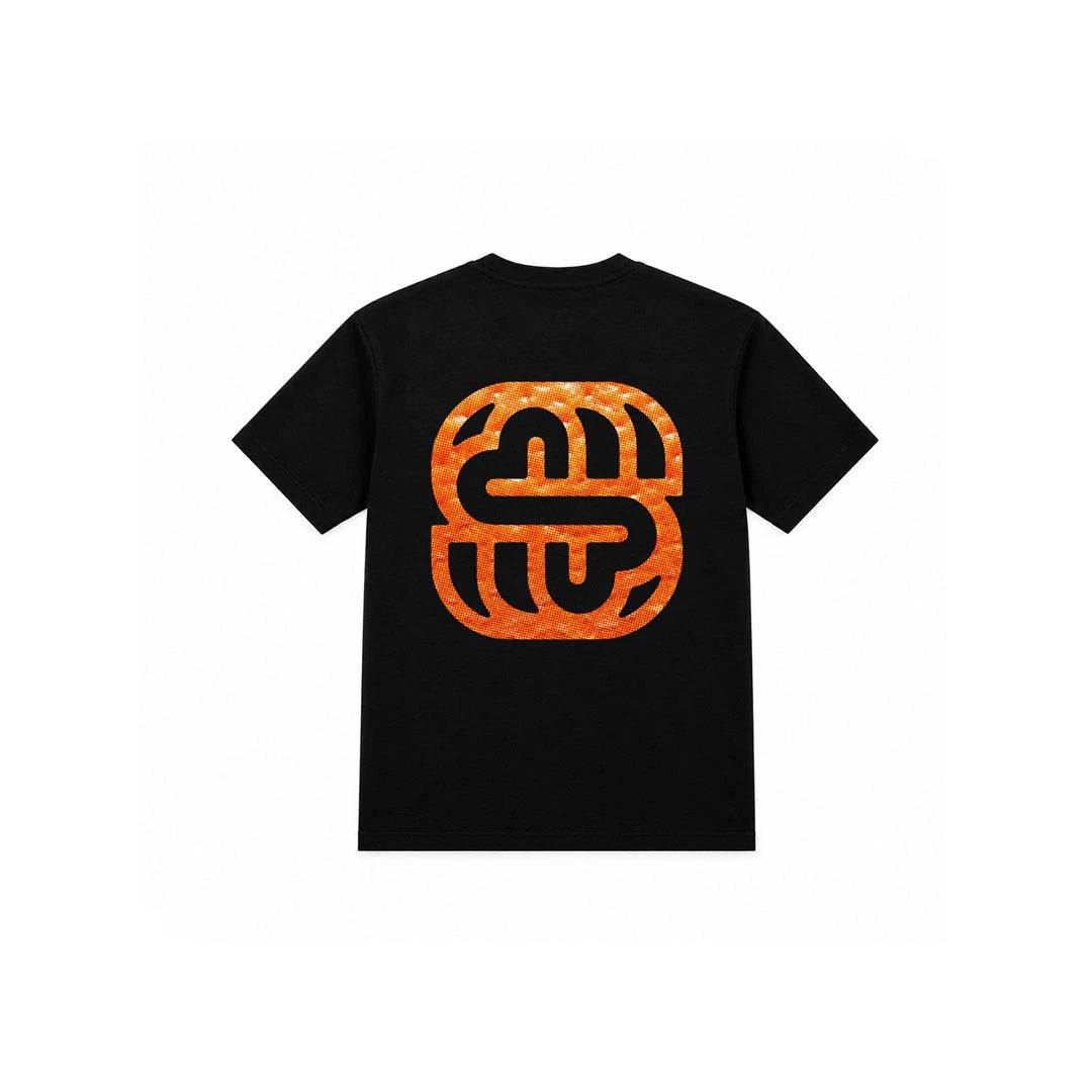 FAMILY BUSINESS BLACK TEE - ORANGE ÉDITION