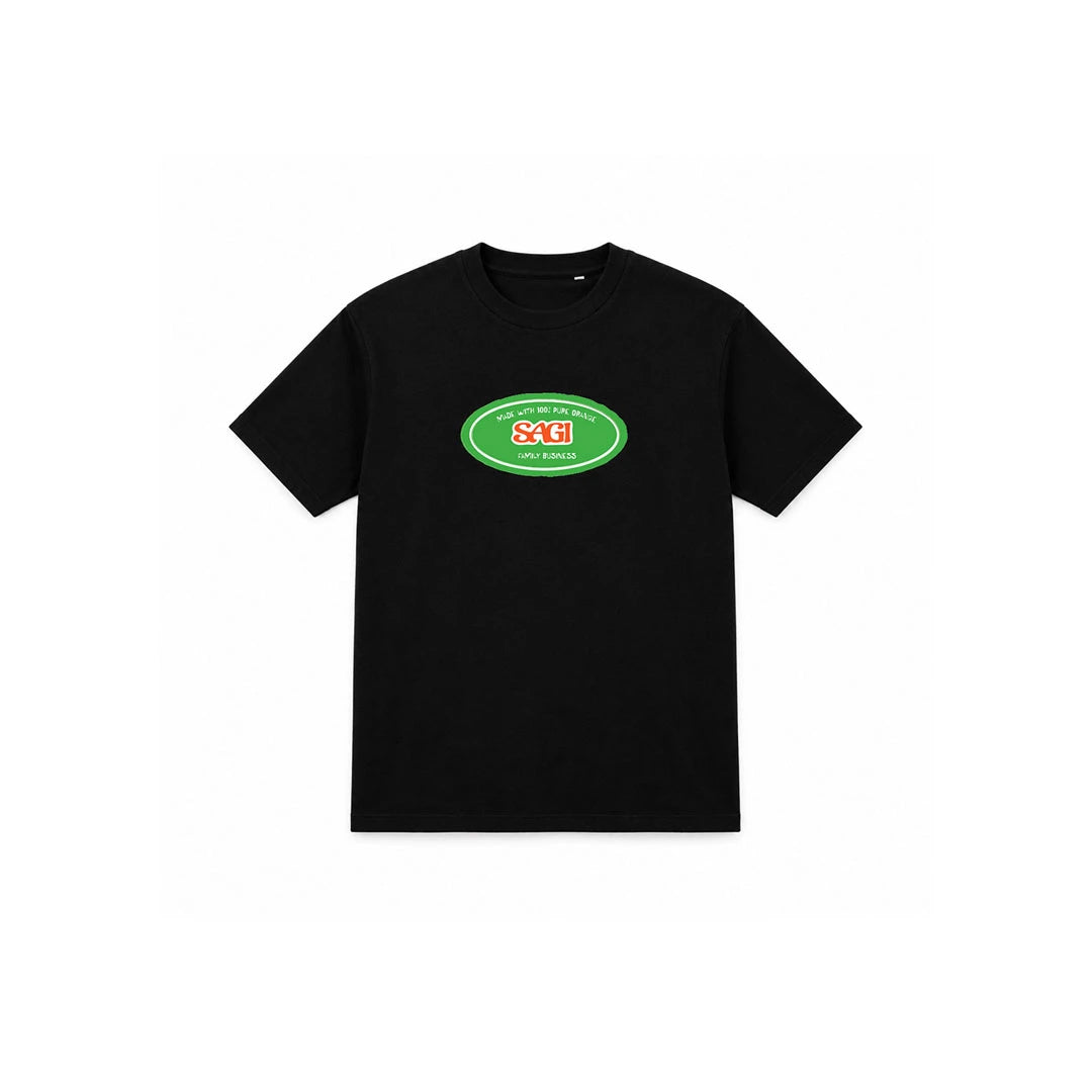 FAMILY BUSINESS BLACK TEE - ORANGE ÉDITION